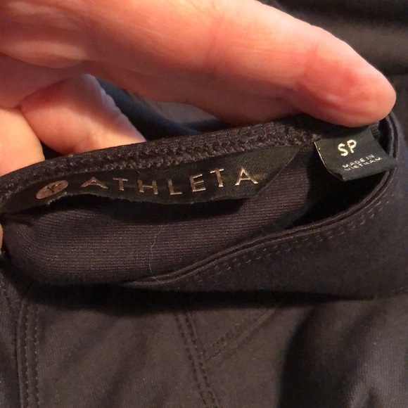 ATHLETA Deep Breath Bralette Dress - Graphite sz SP - Picture 5 of 8
